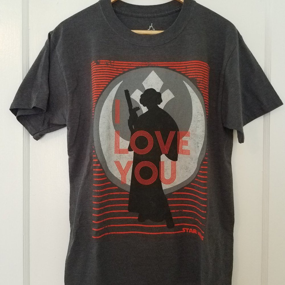 Star Wars Leia "I love you" tee, Women's, Medium